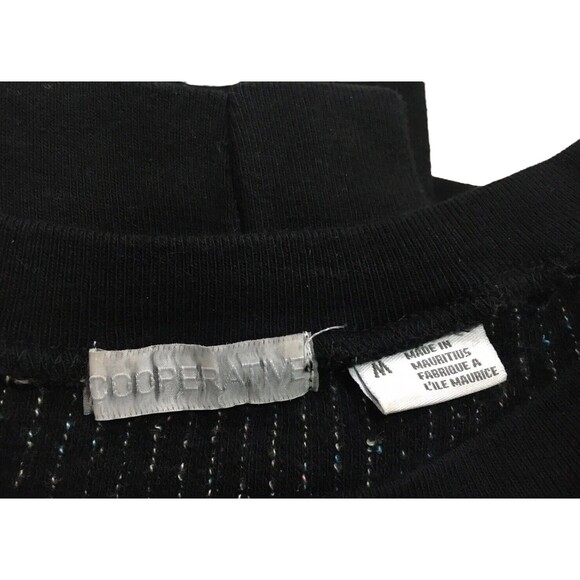 Cooperative UO Womens Confetti Knit Pullover Sweater Sweatshirt Medium M Black - Picture 7 of 12